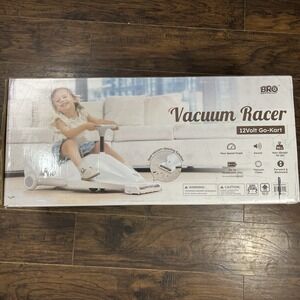 Vacuum Racer 12-Volt Kids Go Kart Ride-On Cool LED Headlights NEW, OPEN BOX